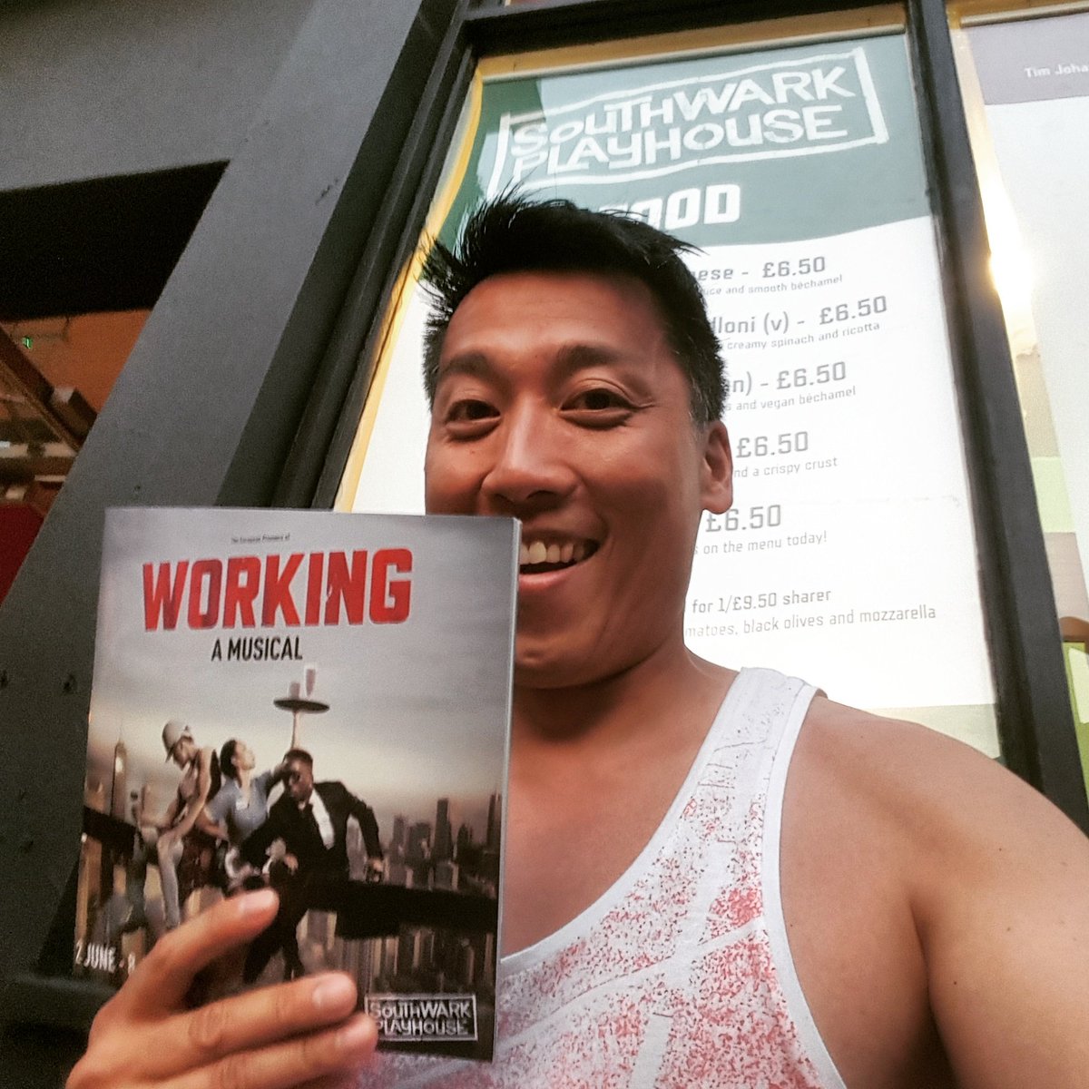KokHwaLie's tweet photo. #workingmusical Beautiful songs, staging and performances! Congrats all involved!! #theatre @swkplay #london #actor @workingmusical #working https://t.co/3E5Cv5Nzt6