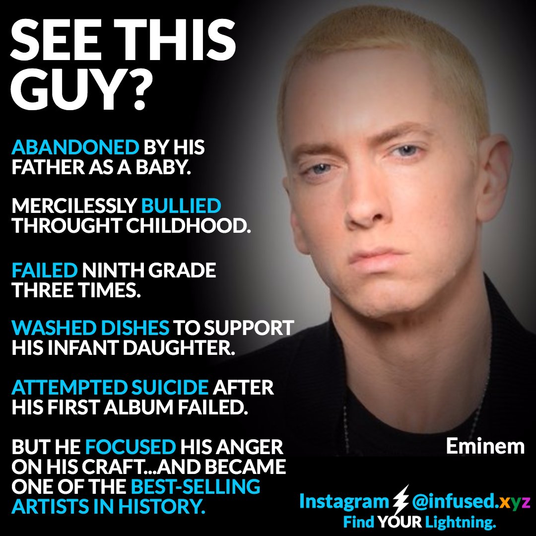 Be like Eminem and Find Your ⚡! #MondayMotivaton