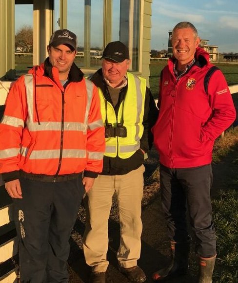 An honour to meet Gavin Hastings at the track this morning @lionsofficial #legend #jonahlomurugby