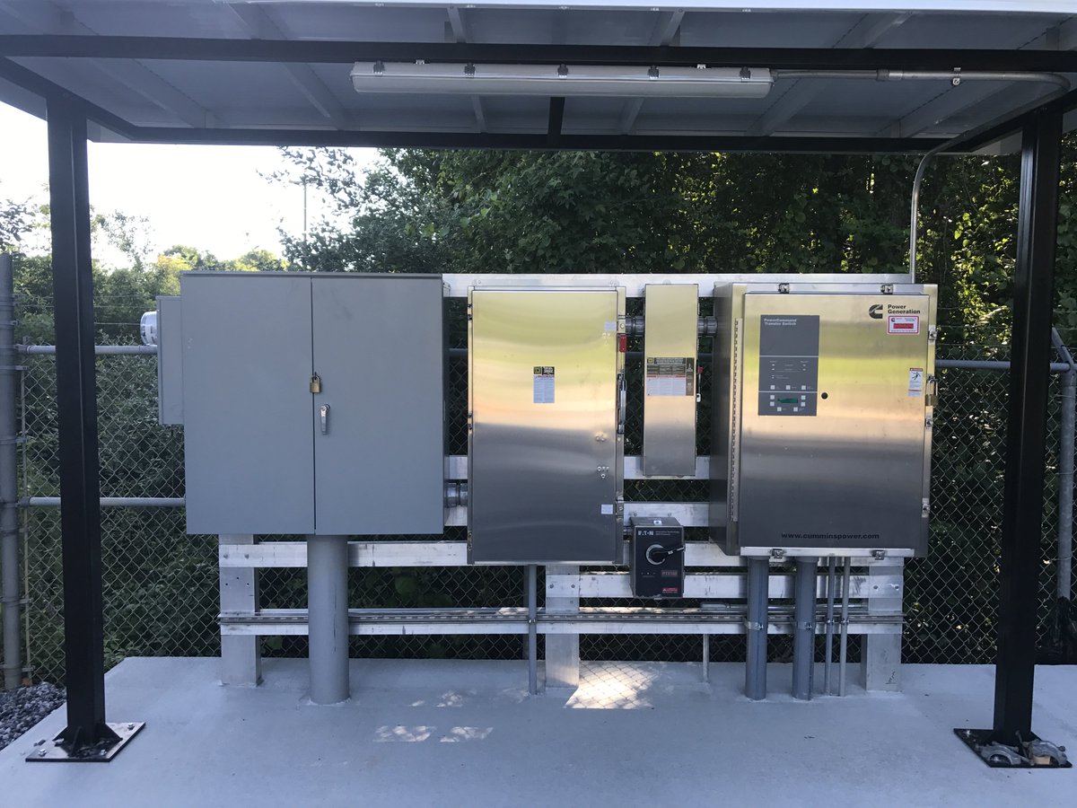 ClementsElec's tweet image. Check out this sleek looking pump station we recently finished called Peters Creek Pump Station in Spartanburg! We're suckers for stainless!