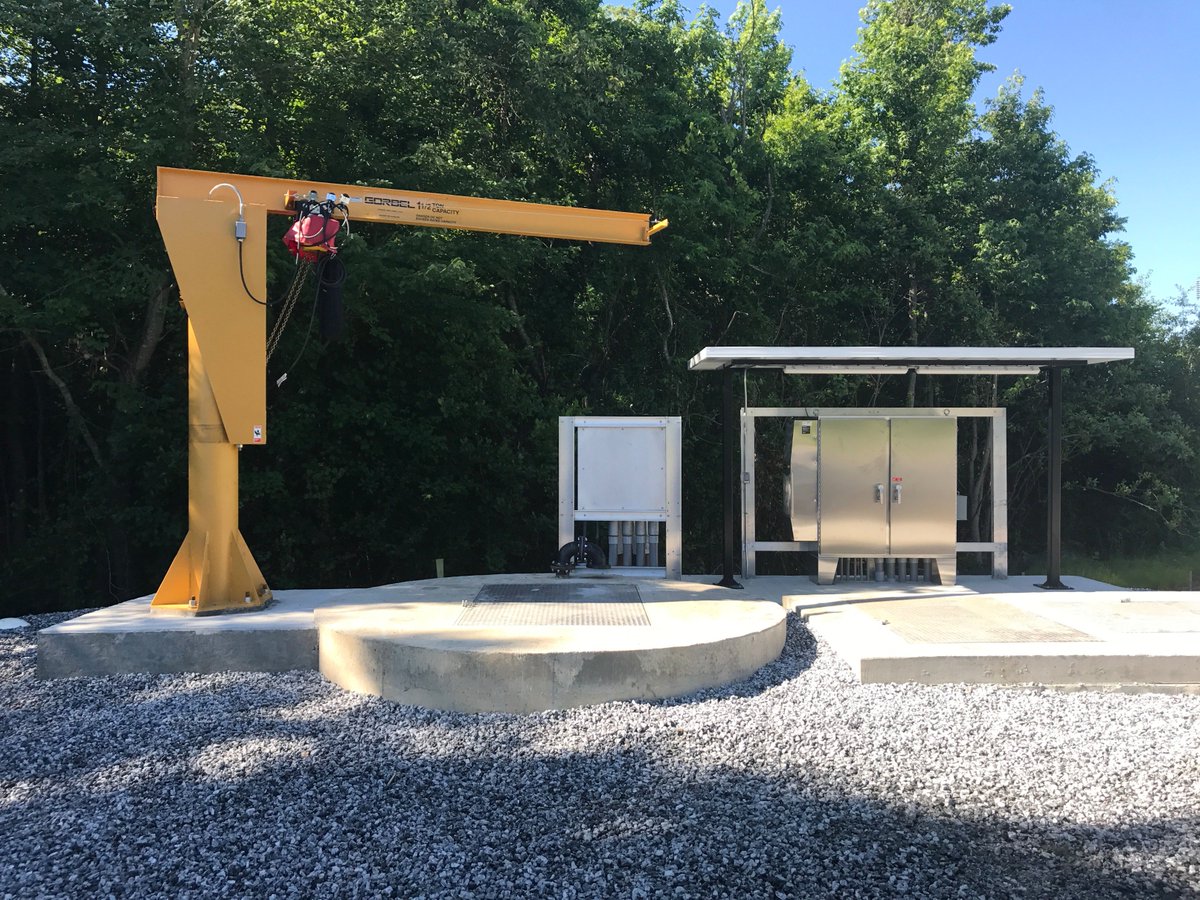 ClementsElec's tweet image. Check out this sleek looking pump station we recently finished called Peters Creek Pump Station in Spartanburg! We're suckers for stainless!