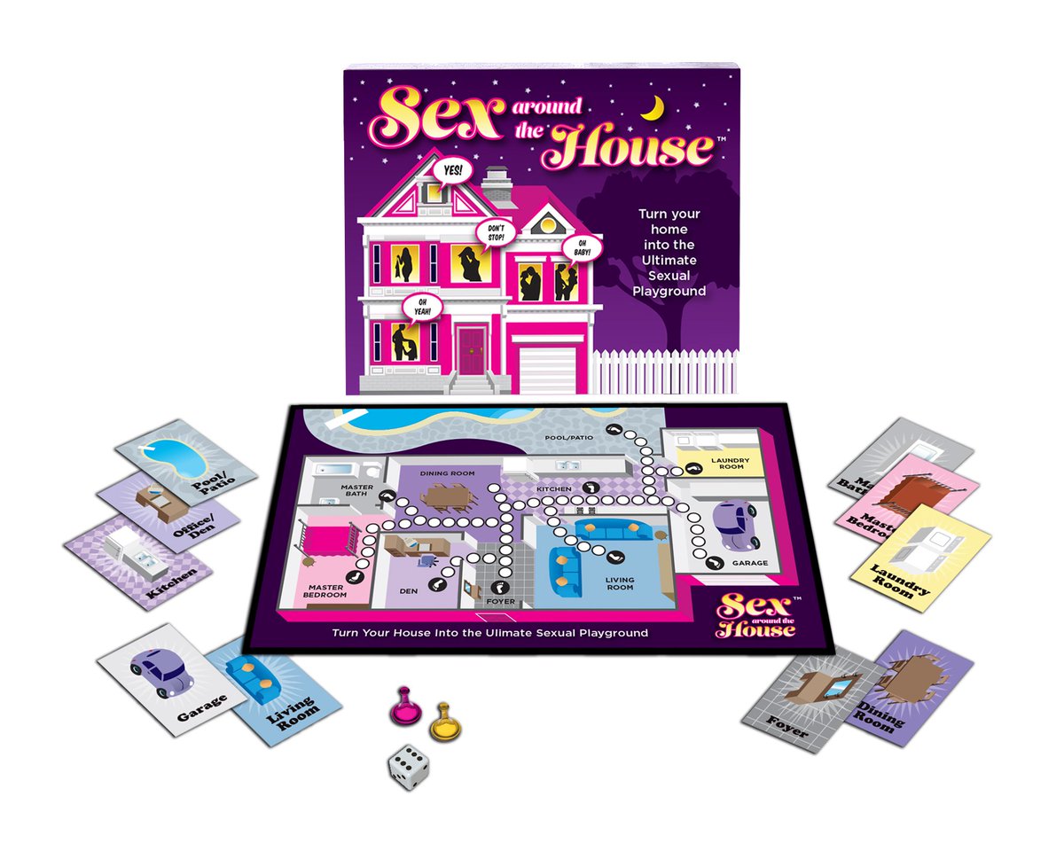 BallChain's tweet image. Ball &amp;amp; Chain presents...Sex Around the House Board game.  

#sexgame #foreplay #boardgames