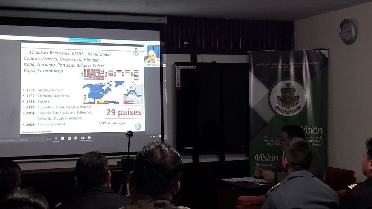 Eaen15's tweet photo. Se  inauguró el  Primer Seminario on-line sobre Estructuras de Seguridad y Defensa auspiciado por el CESEDEN España. https://t.co/FikNmXXKH2