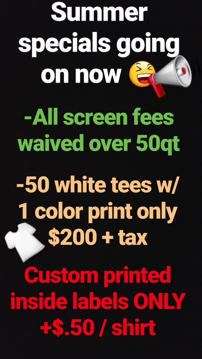 CLOTHESLINETEES's tweet photo. Deals going on now Thru August! 👋👕 https://t.co/Dy9skp5x5V