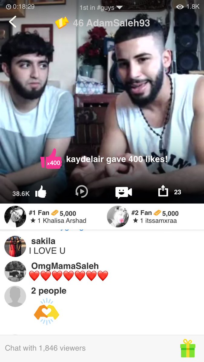 malaikafatima1's tweet photo. U should do more of these lives. Loved it! #SaveSlim @omgAdamSaleh @SlimmySlim94 https://t.co/P8cc2hOAoR