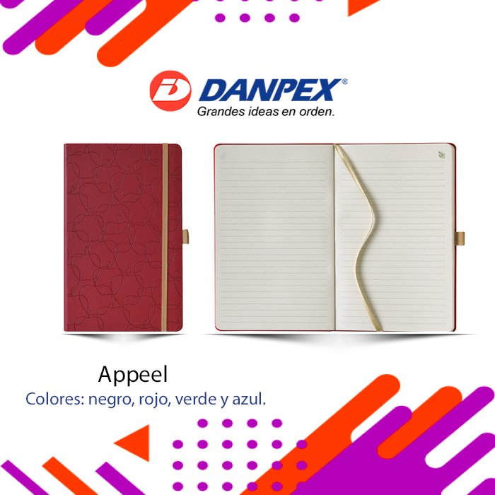 danpex's tweet photo. ¿Sabías que la libreta #Appeel está fabricada de la pulpa de la manzana? Es orgánica y ecológica. ¡Juntos podemos hacer una diferencia! https://t.co/181aOgcEdp