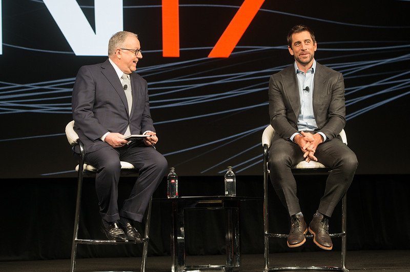 Think_JanetL's tweet photo. Packers’ Aaron Rodgers on Leadership, Post-NFL Career: #PershingINSITE  https://t.co/DDxRk6n32w https://t.co/j2csC2aUpa