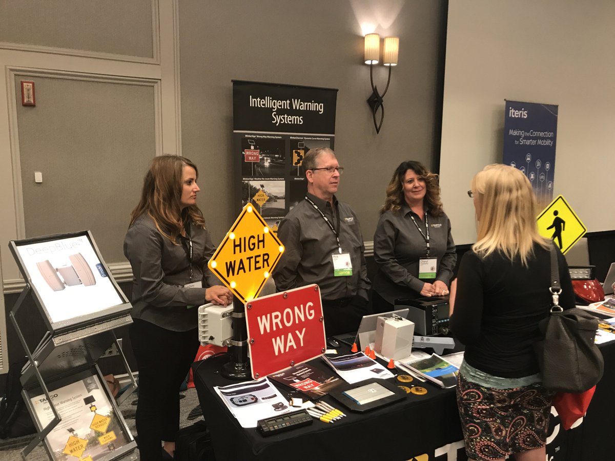 We're at #MWITE2017 in Madison, WI! Stop by TAPCO Booth 106 to learn about our High Water and Wrong-Way Driver Detection Technologies.