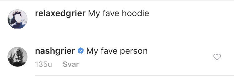 relaxedgrier's tweet photo. even tho it's been like 2 and half years ago, i still can't believe nash commented my pics on insta https://t.co/cl88knR4H3