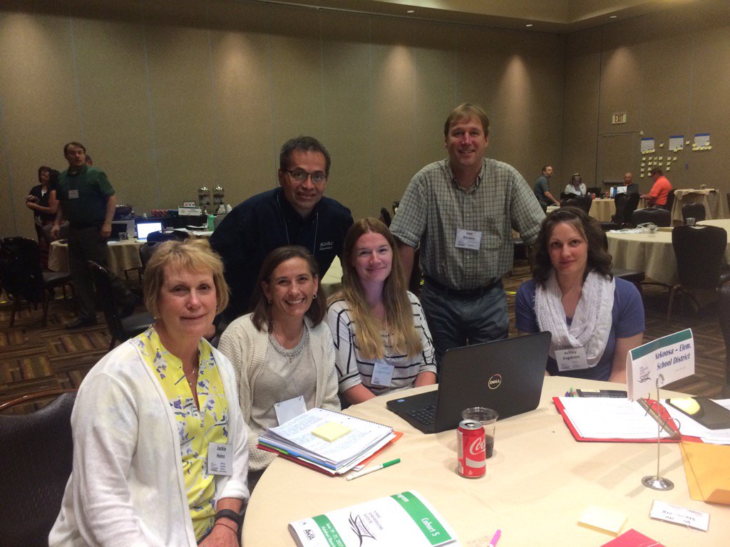 JonSprehn's tweet photo. #Humke Elem. is enjoying #SAILinWi  - focusing our goals and developing our strategies to reach goals https://t.co/mF9lQ2EIHk