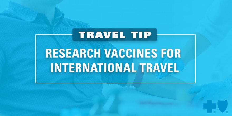 BCBSAssociation's tweet photo. The CDC has a helpful list of suggested vaccines &amp; health alerts for travelers. https://t.co/xYRQK2bDeB #TravelTip https://t.co/ybz6LbkXvm
