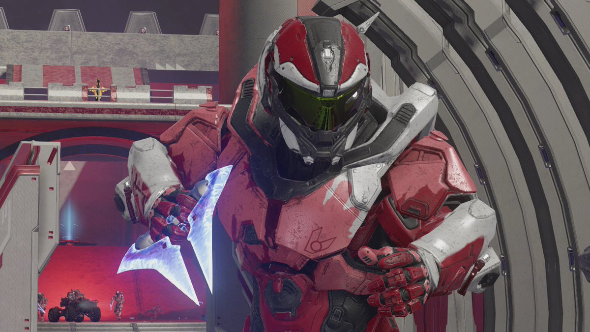 Halo's tweet photo. Join us in the Castle Wars CTF playlist right now for a Community Playdate! Find Team 343 and earn the 343 Ice Unicorn Skin! https://t.co/Tma9zRjJMX