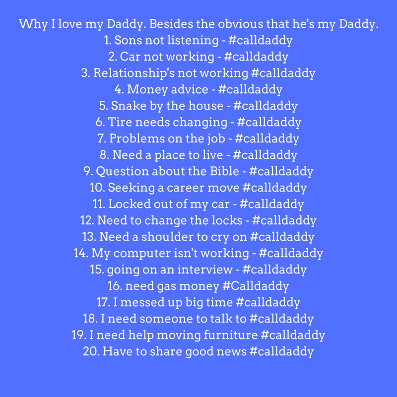 mlindorice's tweet photo. My Daddy is the Best #WhyILoveMyDaddy #CallDaddy https://t.co/a8SVDpFb1G