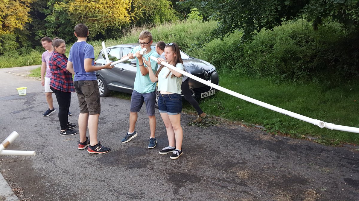 1304squadron's tweet photo. To combat this hot weather, the cadets spent the evening engaging in water - based initiative exercises, followed by a water fight #whatwedo https://t.co/eFUed6beKE