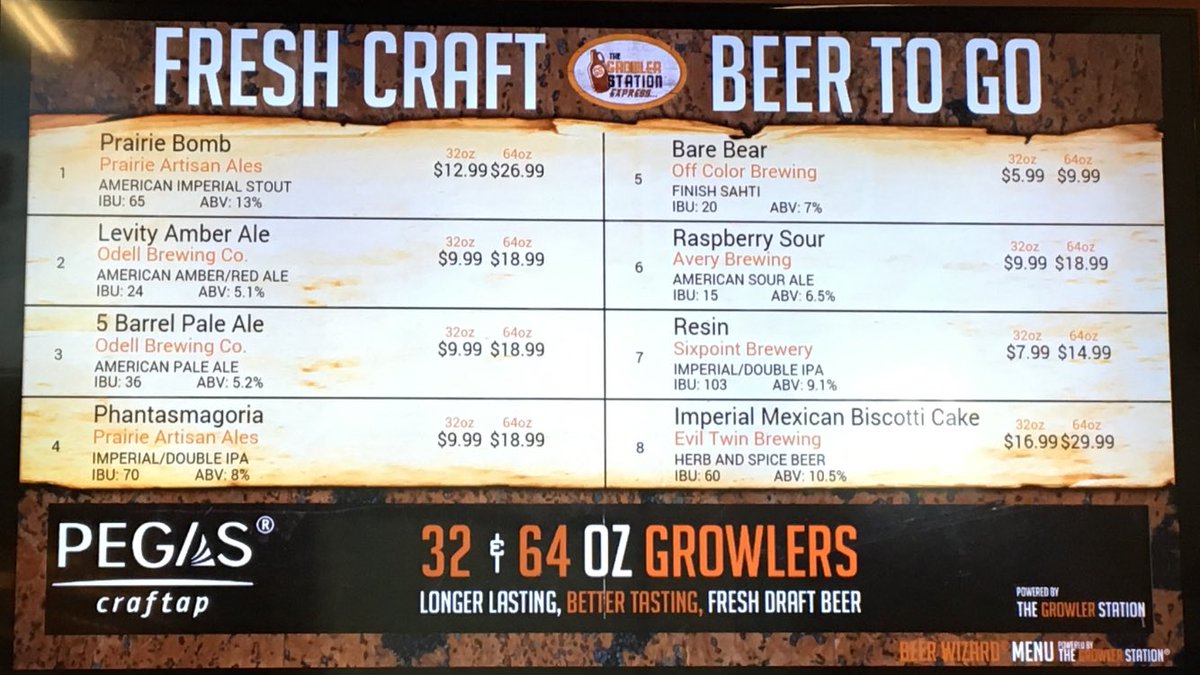 McGillMike's tweet photo. Urbandale Hy-Vee Growler Board. Let's make this a thing for #DSMBeerWeek by posting Board Pics when you visit DSM breweries, retail, etc. https://t.co/BmZEDlQFIx