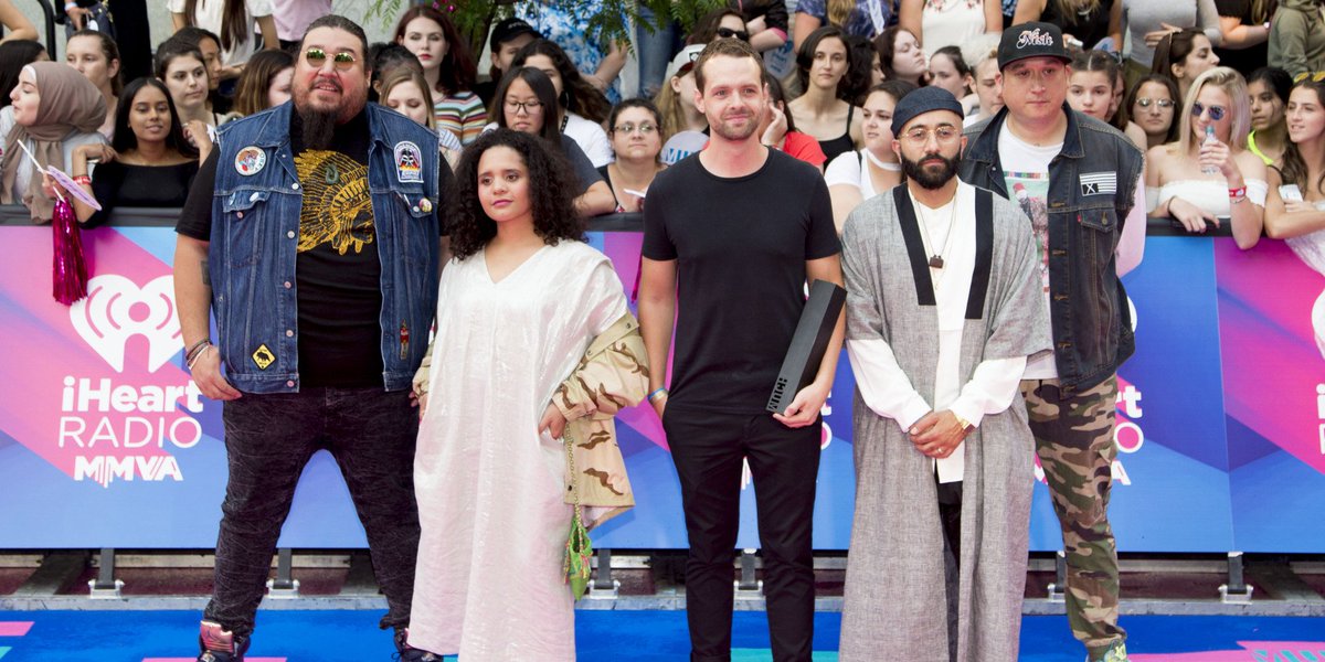 . <a href="/atribecalledred/">The Halluci Nation</a> gives shout-out to marginalized youth at the #MMVAs huffp.st/TpQBqIi