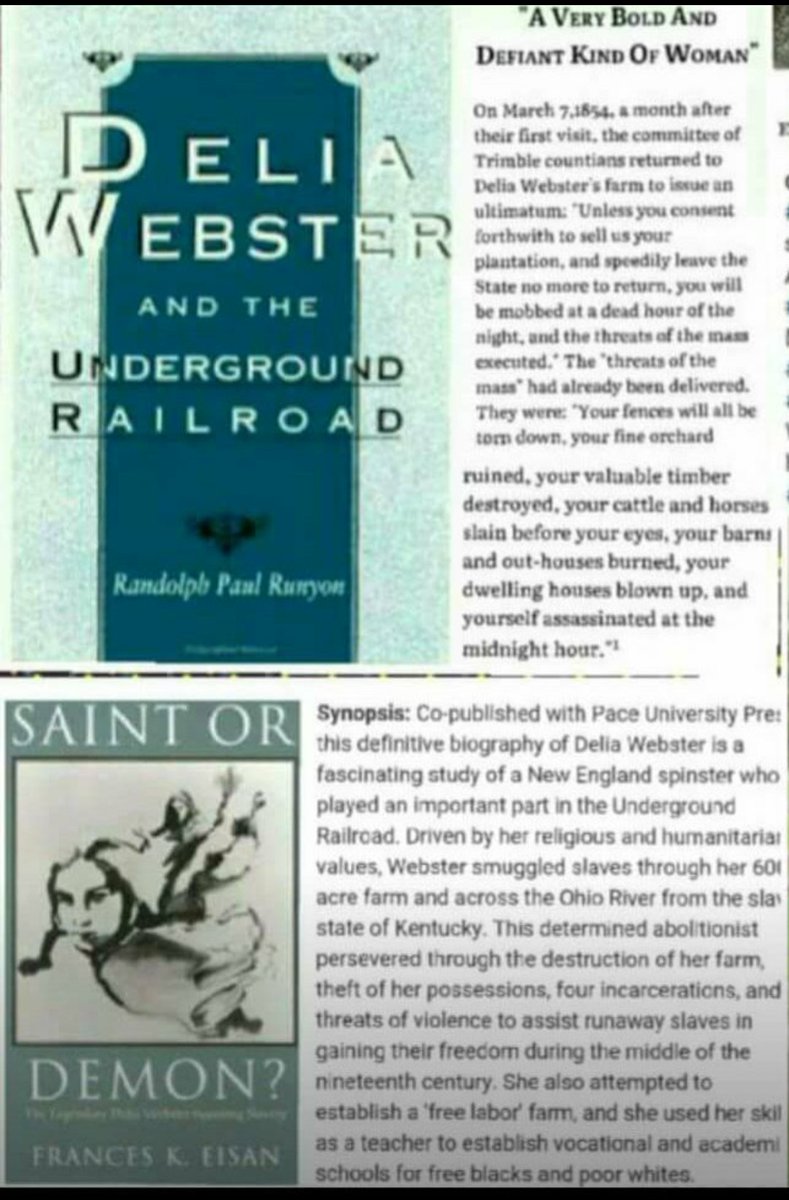 DeliaWebsterKY's tweet image. U know of Escaped Slave Lewis Hayden, Delia was Imprisoned 4 "Slave Stealing" his Fam 2 Freedom. C Pinned Post #SheResisted
#Tombstone4Delia