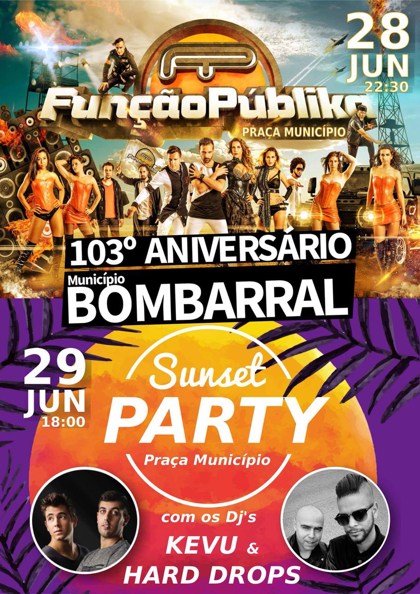 HardDropsPt's tweet photo. June 29th we are back to Bombarral for a sunset party with our friends @kevumusic 

#HardDropsOnTou #Kevu #Friends #Party https://t.co/EX3iRju00O