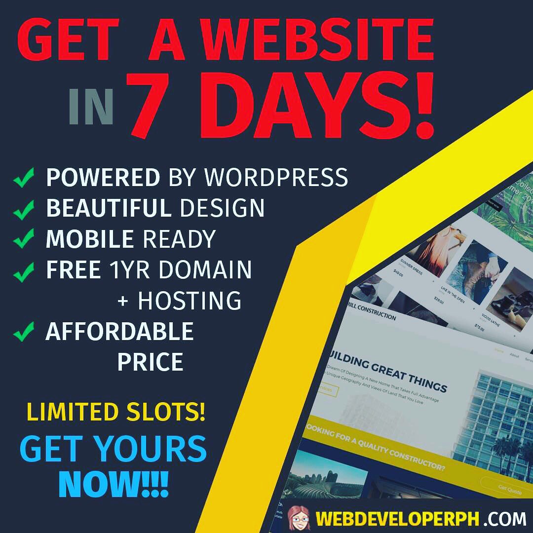 webdevphcom's tweet image. Run your business 24/7, get a #website for just $200 at webdeveloperph.com