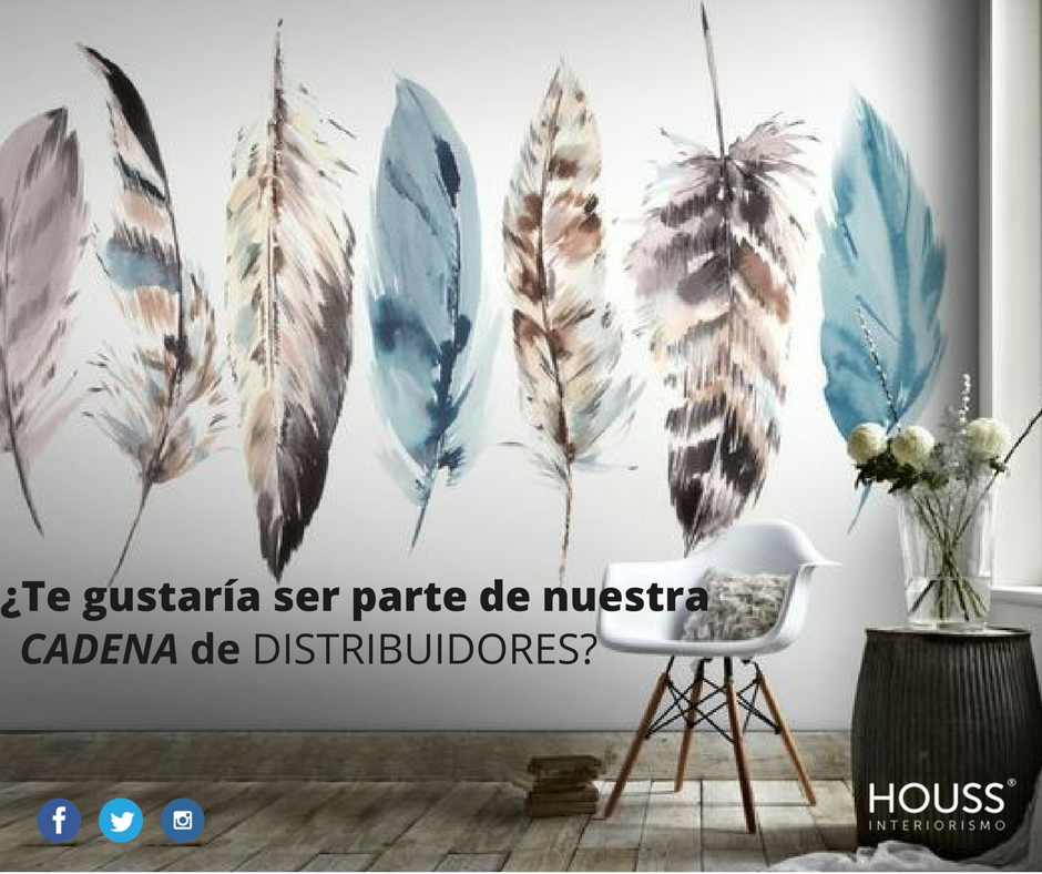 ¡Únete al equipo Houss! Forma parte de nuestra cadena de distribuidores de papeles murales. Contáctanos al +56 84140277.