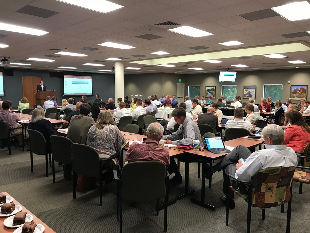 Happy to host the Utah League of Cities and Towns <a href="/ULCTcitycafe/">ULCT</a> with 100+ attendee's at our building for Legislative Policy Committee today!