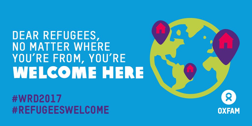 NovaStar111's tweet photo. On #WRD2017, I stand with #refugees, no matter where they're from. https://t.co/rG1lQT0PCm #RefugeesWelcome https://t.co/jQLkIpeWlX