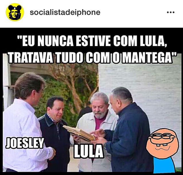 RachelSherazade's tweet photo. Joesley apanhado na mentira! 
#joesleysafadão 
#lulanacadeia
#chefedaquadrilha https://t.co/2fpb2Hib06