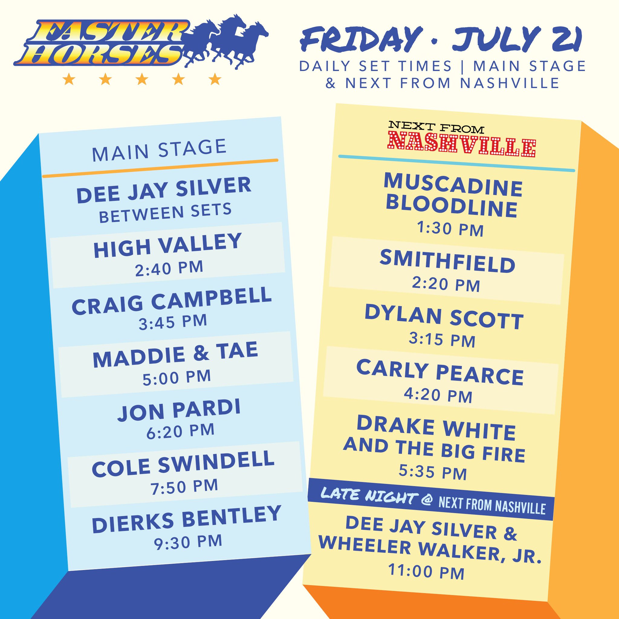 Faster Horses Festival The 17 Faster Horses Schedule Is Here Start Making Your Plans If You Don T Have Your Passes You Better Giddy Up T Co Rmhhorspuh T Co Oabyhu5knu