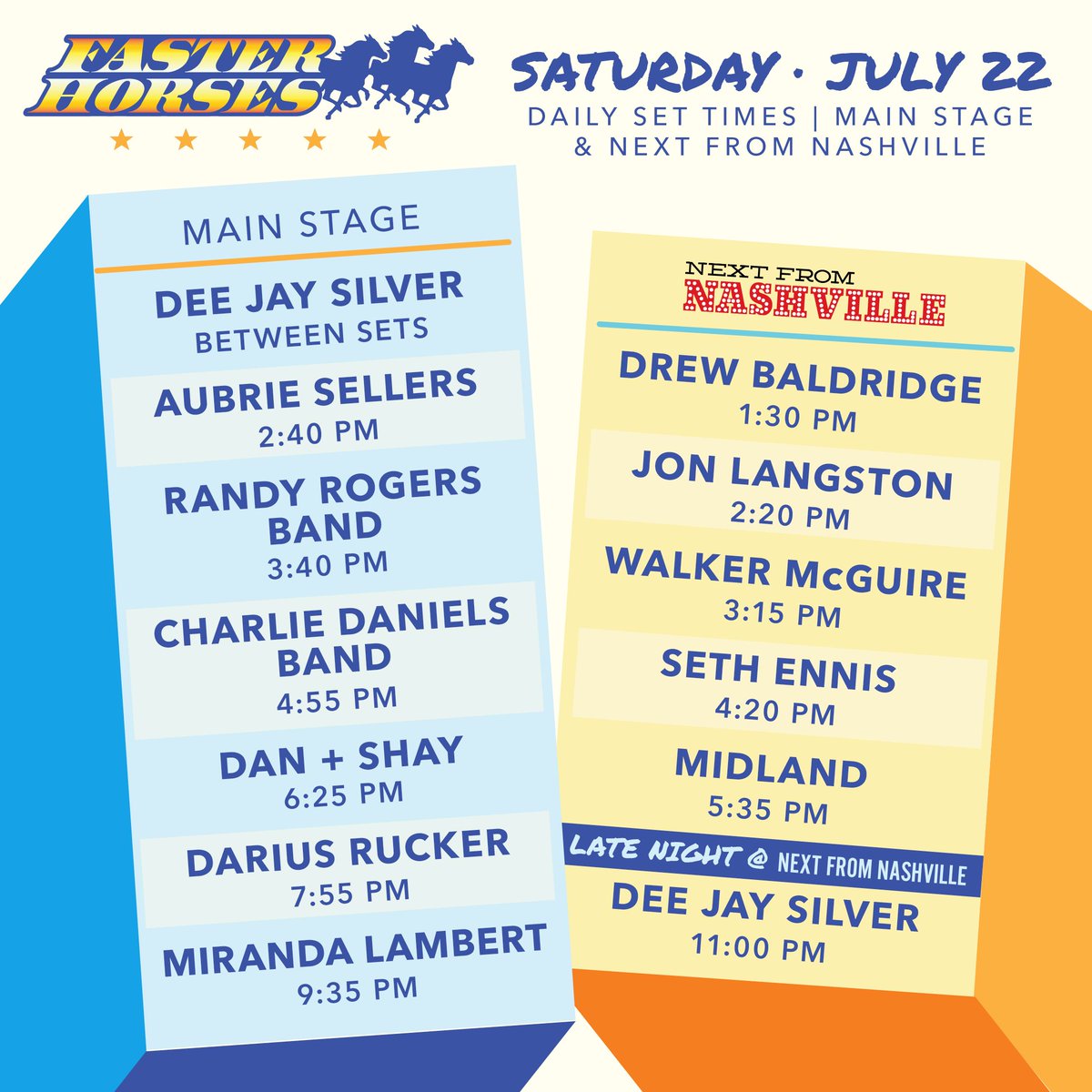 Faster Horses Festival The 17 Faster Horses Schedule Is Here Start Making Your Plans If You Don T Have Your Passes You Better Giddy Up T Co Rmhhorspuh T Co Oabyhu5knu Faster Horses Festival The 17 Faster Horses Schedule Is Here Start Making Your Plans If You Don T Have Your Passes You Better Giddy Up T Co Rmhhorspuh T Co Oabyhu5knu