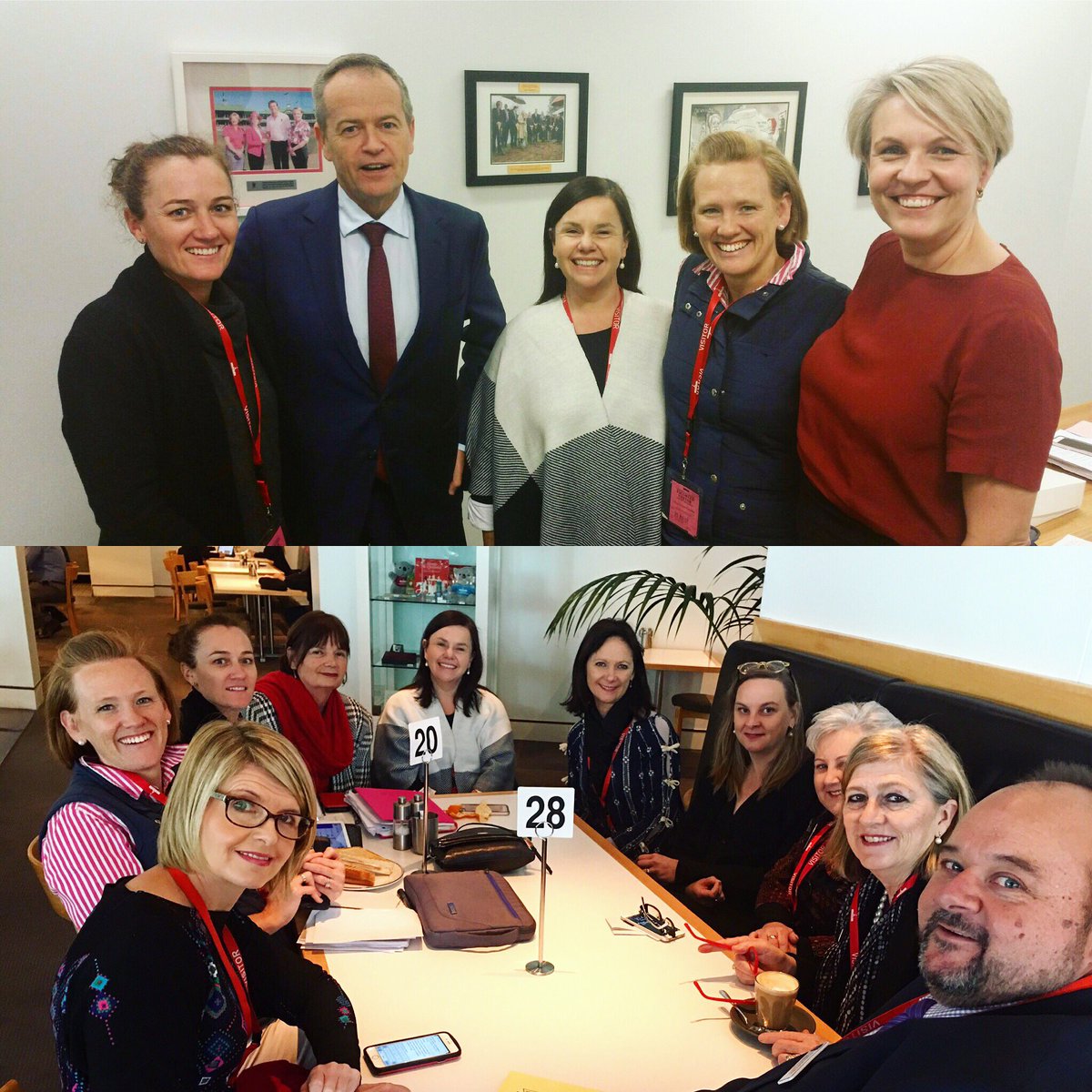 BrokenBayDioc's tweet photo. Broken Bay parents meet with Bill Shorten and Tanya Plibersek to discuss school funding. 
#schoolfunding #gonski https://t.co/XBxIUbx5CM