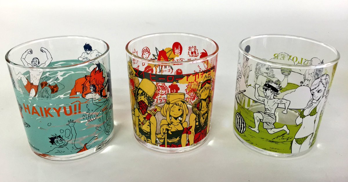 ハイキュー　タンブラーグラス　ハイキュー展　ジャンプショップ限定 マグカップ・湯のみ 集合 タンブラーグラス 「ハイキュー