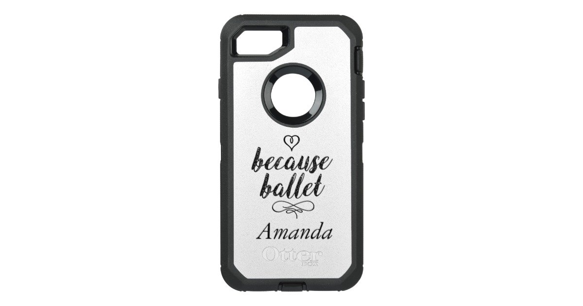 dancegifts's tweet photo. This is perfect for your dancer! Because Ballet OtterBox Defender iPhone 7 Case https://t.co/WExPfa2xEx #dance #dancelife https://t.co/qmzXN58sYN