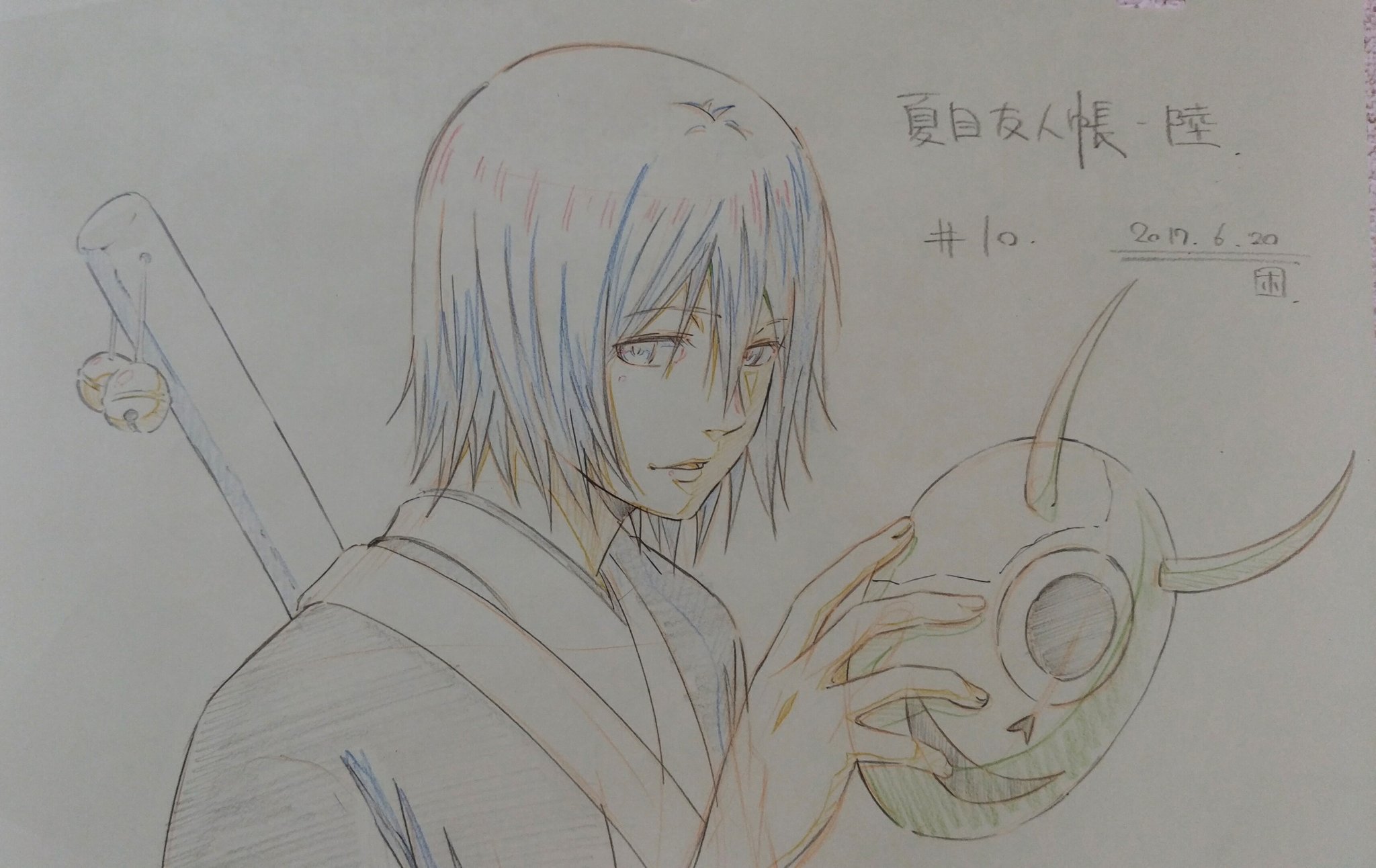 ホムラレン 夏目友人帳 陸10話 少しだけ原画で参加させていただきました 先週のを完全に忘れておりました ﾟdﾟ 柊 描いたつもりがお面持った別の人感が 今日の深夜は最終回 T Co Qsoekwolqb Twitter