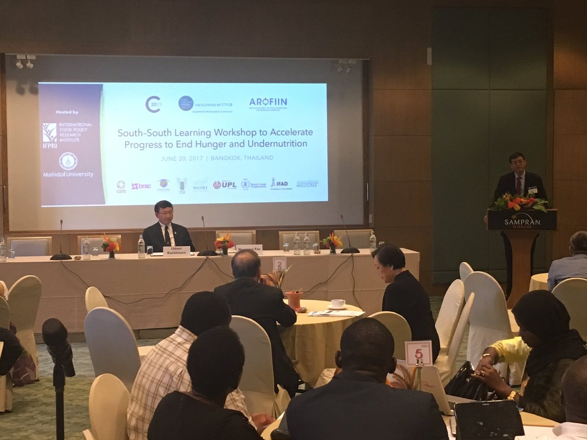 JBerger_DRN's tweet photo. Africa-SEA South-South workshop to end malnutrition and prevent OW-obesity. Mahidol Univ. Thailand, C2025 @ird_fr #SDGs https://t.co/tRP2FZRqxn
