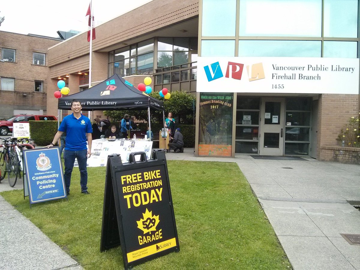 KitsFairCPC's tweet image. Getting book-smart on protecting your bike with @Project529BC at @VPL! Find us at upcoming community events. @VancouverPD #Project529