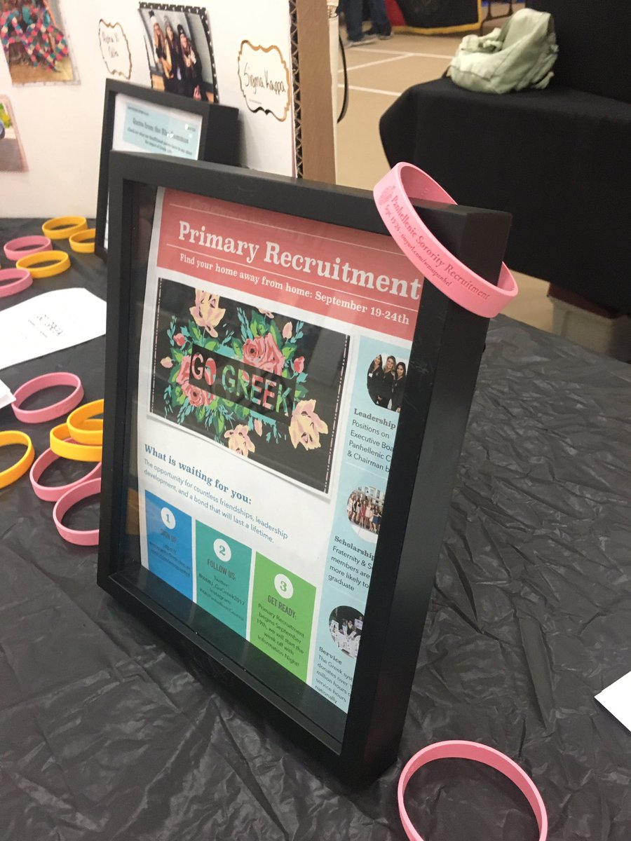 WMU_GoGreek2017's tweet photo. Summer just started but we are already at Orientation session 6! Come check out our booth & sign up for recruitment today! #Off2WMU https://t.co/QCxzo0vdci