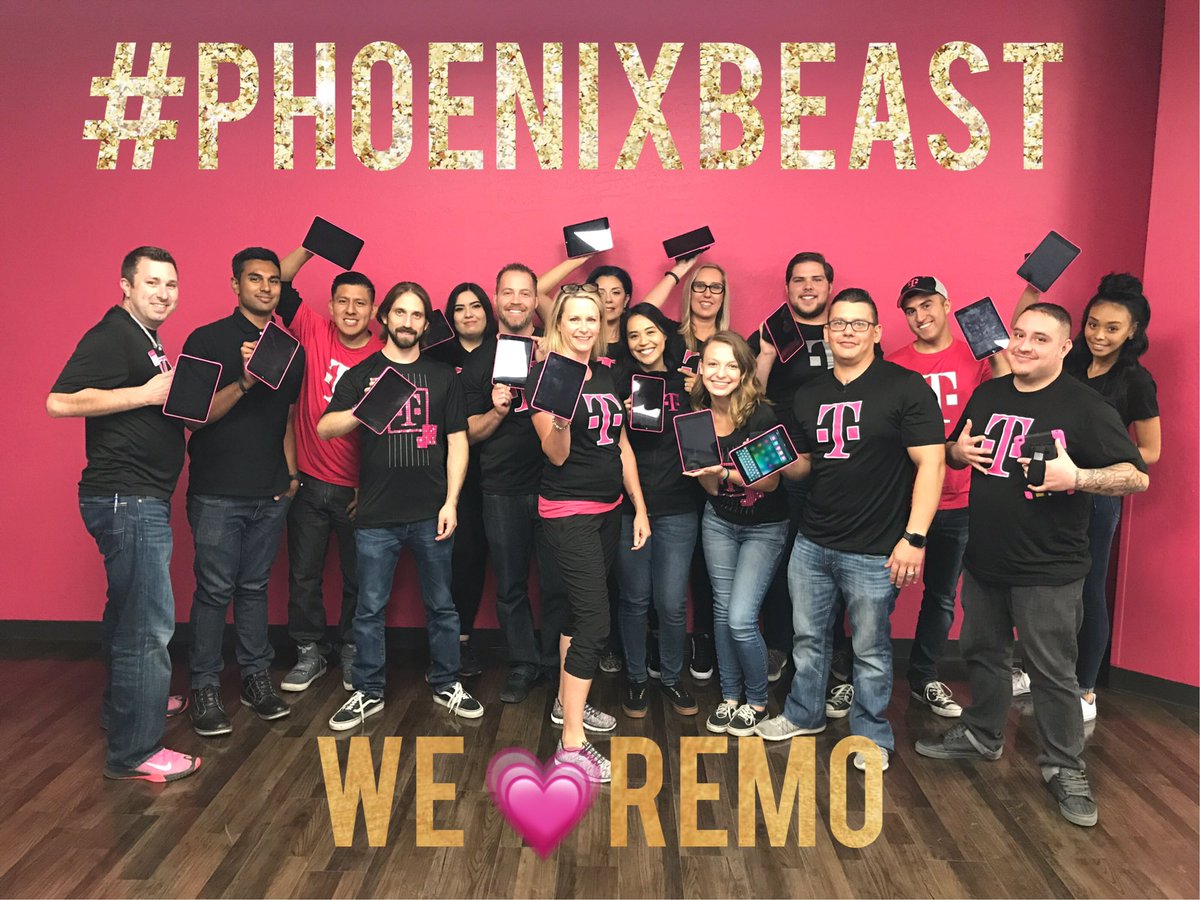 loveallthepaws's tweet photo. 👏🏼Beyond proud of this team becoming SMEs on ALL things REMO! #PhoenixBeast is all about this digital transformation! @JohnLegere #SWisBest https://t.co/lz210MmtCr