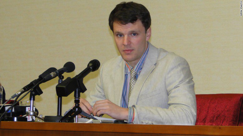 Shae2150's tweet photo. A week after being released from North Korea, Otto Warmbier has passed away at age 22. He suffered brain damage and was in a coma. #j2150F https://t.co/zTitTyJcOL