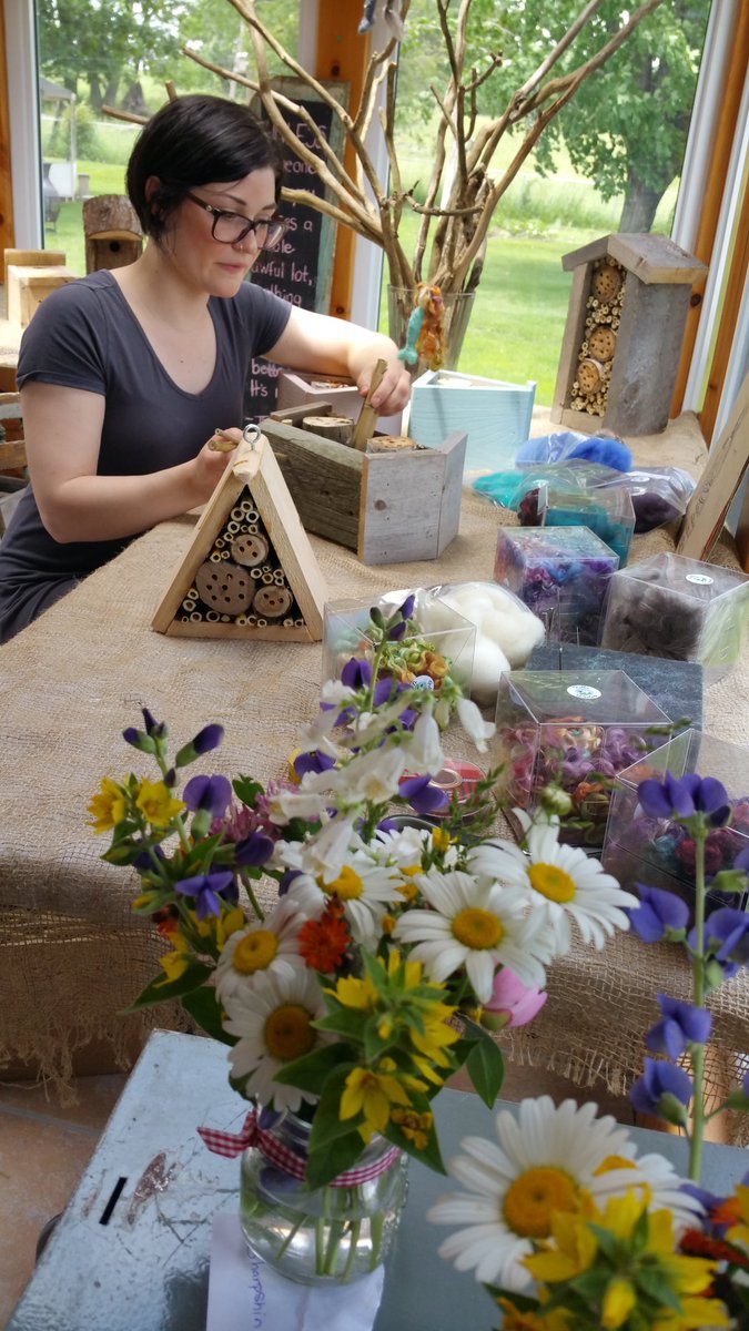 PetrichorArt's tweet photo. We create unique bee houses! Sustainable spaces for BEES. Nature is Art! See you @LkfldFarmersMkt this thursday! https://t.co/vgorpxuGuF https://t.co/XM3dHUYYAd