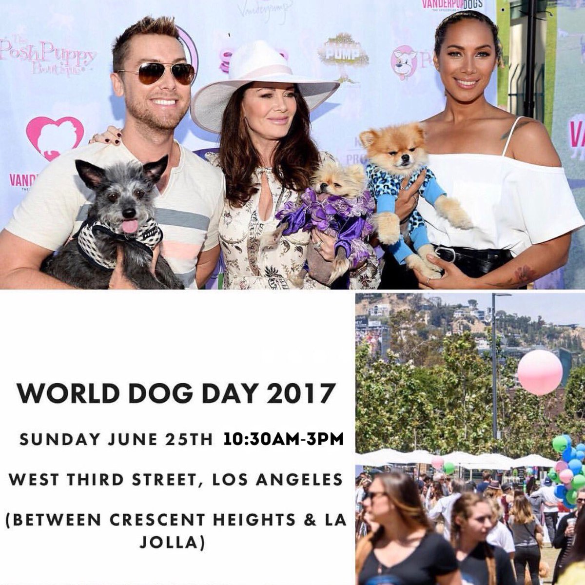 VanderpumpDogs's tweet photo. 🐶 Join us this Sunday from 10:30-3pm as we celebrate World Dog Day! We can't wait to see everyone there with their fur-babies! #WorldDogDay https://t.co/6S5JMNjrj7