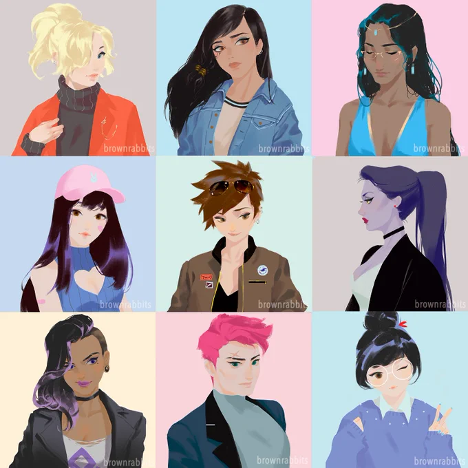 (ฅ⁍̴̀◊⁍̴́)و ̑̑✨ Finally restocked and uploaded my casual OW girl set on Etsy
Link: https://t.co/bfZJUE076x
? 