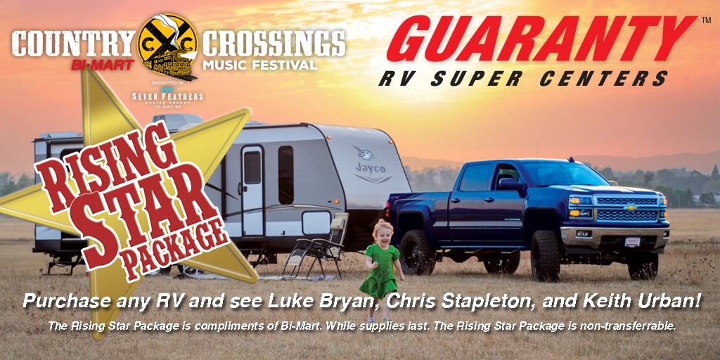 Guaranty_RV's tweet photo. Purchase an RV today and shine like the star you are. https://t.co/akoLyGOLd3 #RV #guaranty_RV #guarantyrv #risingstar #countrycrossings https://t.co/noyWaSAq5q