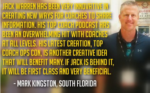 TopCoachPodcast's tweet photo. Why is operations so important to these coaches? Here what the nation's top coaches think about #OpsCon2017. https://t.co/a5yLnGhruW https://t.co/IRqfEQGbz1