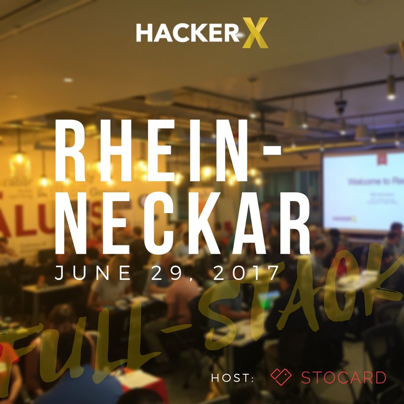 HackerX (@hackerx) on Twitter photo HackerX will be in Rhein-Neckar on Jun 29 (Thur) for a Full-Stack event at <a href="/Stocard/">Stocard Wallet</a>'s amazing offices. Can't wait! 🇩🇪 #fullstack #hiring HackerX will be in Rhein-Neckar on Jun 29 (Thur) for a Full-Stack event at <a href="/Stocard/">Stocard Wallet</a>'s amazing offices. Can't wait! 🇩🇪 #fullstack #hiring
