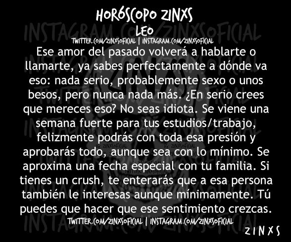 zinos__'s tweet photo. #FelicesLosCu4tro 
#HoróscopoZinxs #Leo https://t.co/GuBQ76HgSF