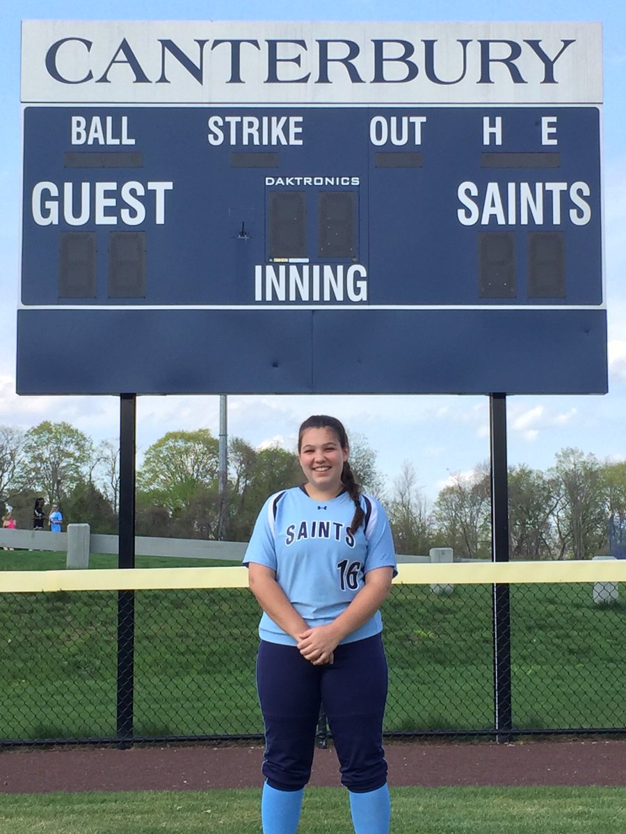 cburysoftball's tweet photo. The entire @cburysoftball family, players, coaches and fans, wish Kate Grissmer a happy 🎉 today! We hope you had a gr8 day, Kate! #cbury1617 https://t.co/eC78OE9zlL