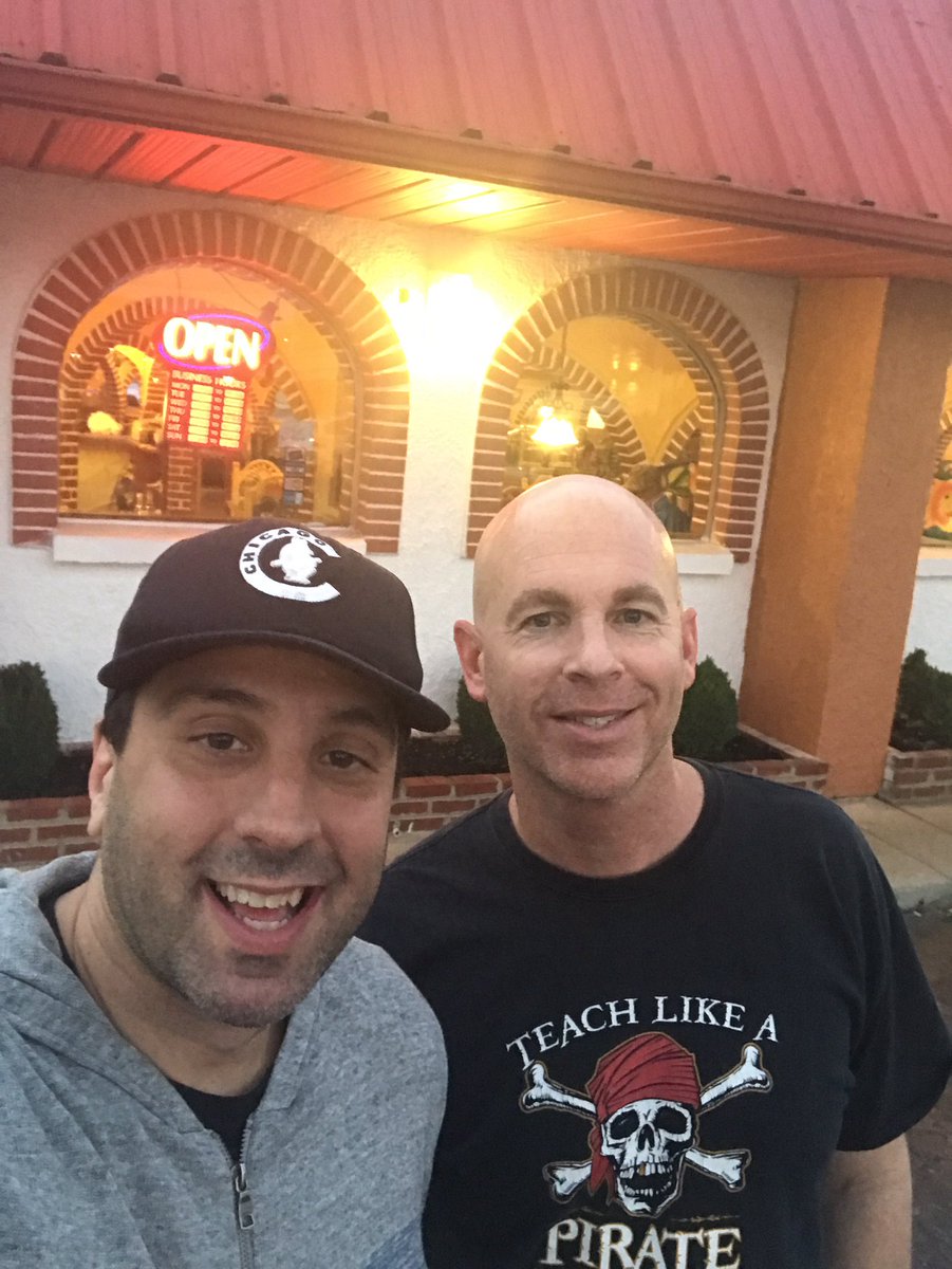 gcouros's tweet photo. Awesome to hang with @burgessdave tonight... Big announcement coming out this week from us! #tlap #innovatorsmindset https://t.co/bYlsCIU944