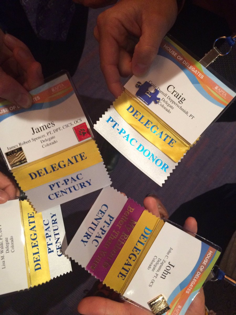DPTLisa's tweet image. All the cool kids donate to PT-PAC. @Craigorado @HoboHealth @John_C_Zapanta #APTAHOD