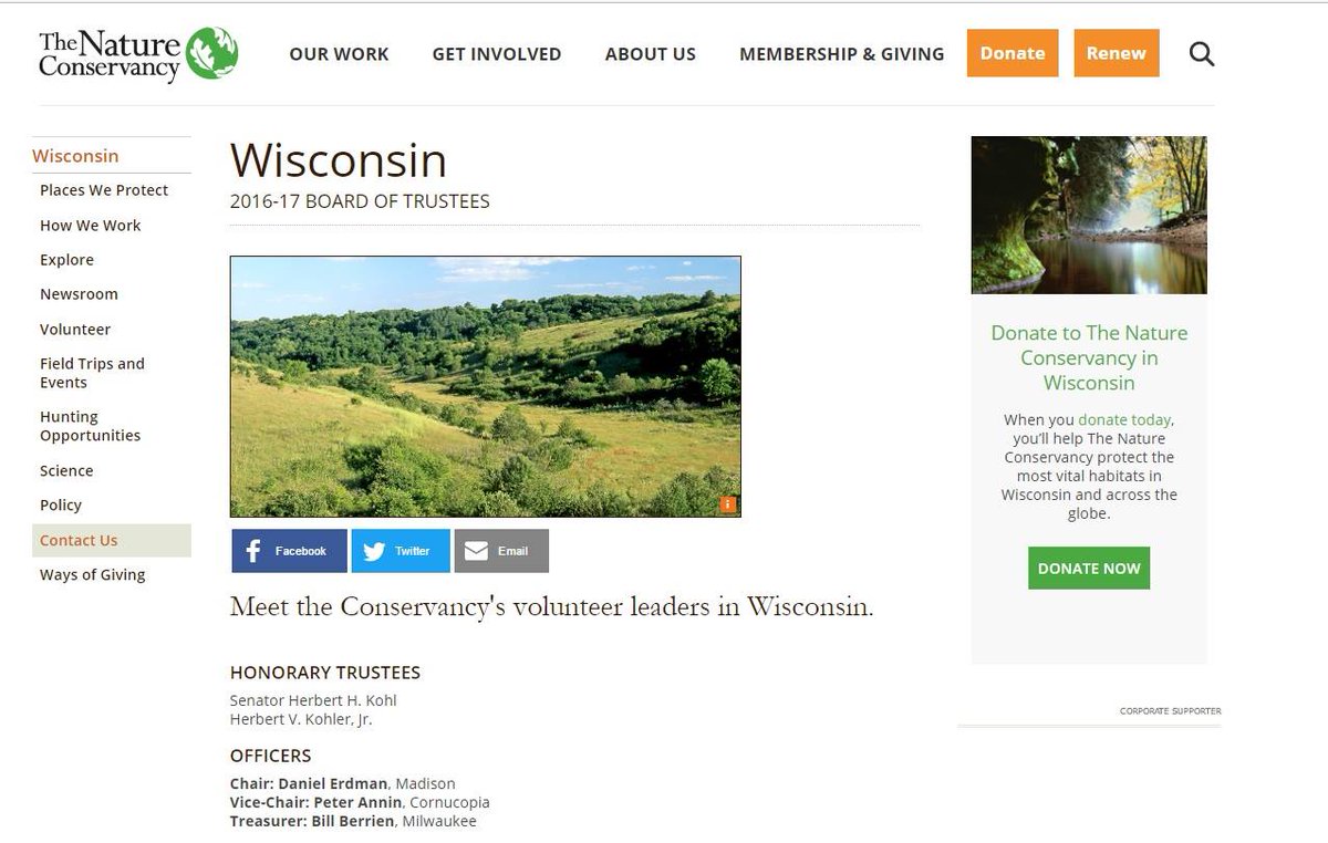 Fox in the Hen House? <a href="/nature_org/">The Nature Conservancy</a>  Dont worry there are non-lethal methods for dealing with predators.