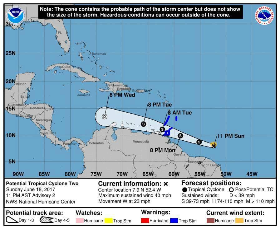 #ULTIMO: 
Alerta amarilla tras llegada de tormenta tropical Bret a Venezuela, Alerta Roja en Nva Esparta. PC Valera alerta.

<a href="/TrujilloLa102/">Trujillo 102.5 FM</a>
